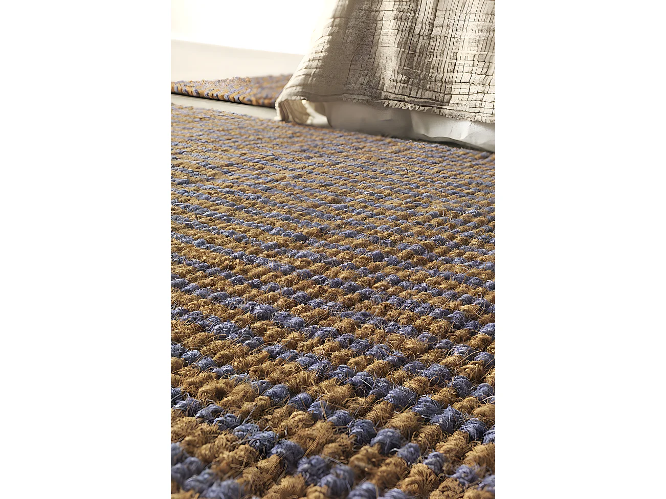 Alfombra fibra de coco 120 cm diam.