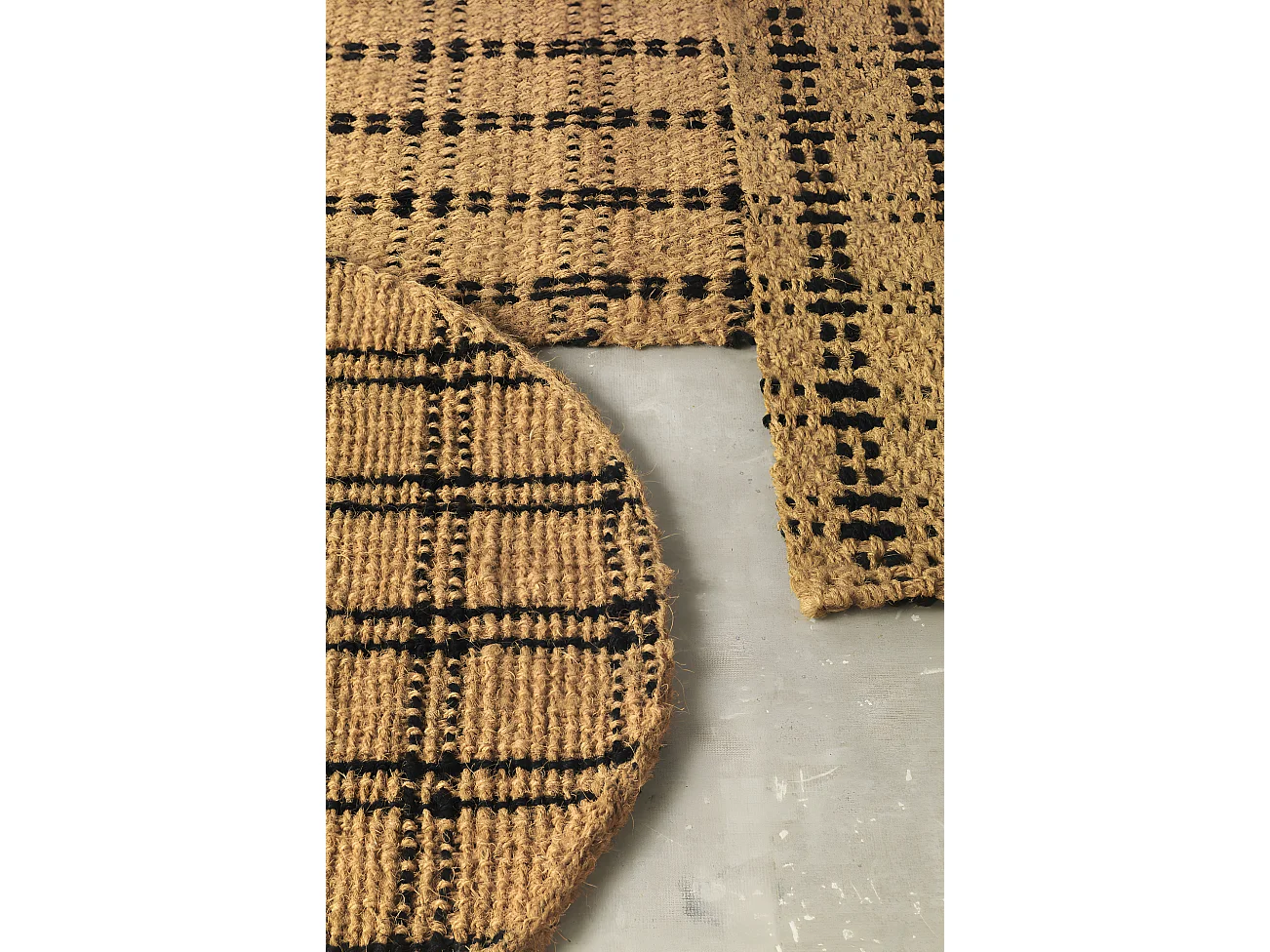 Tapete de coco 120 cm diâmetro