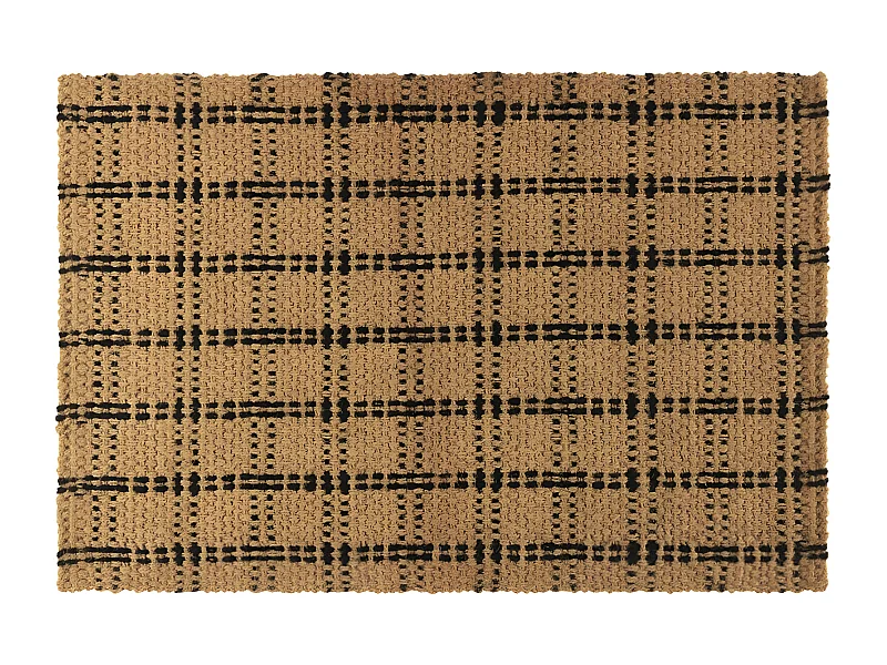 Teppich aus Kokosfaser, 120 cm Durchmesser.