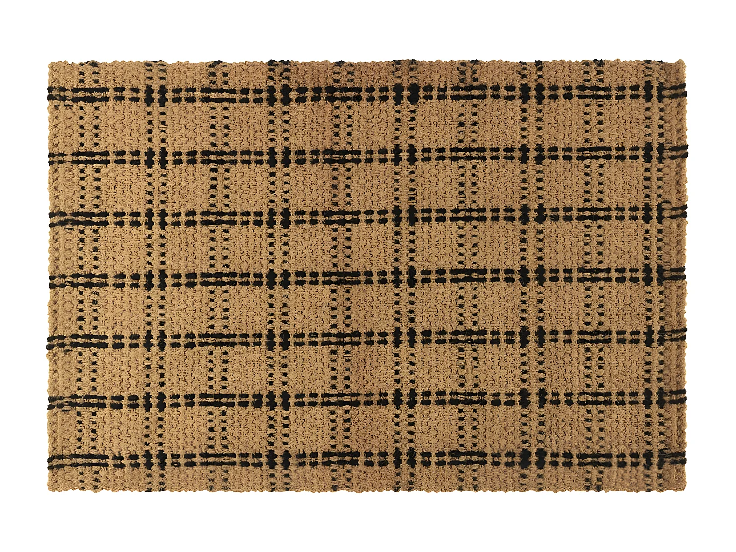 Teppich aus Kokosfaser, 120 cm Durchmesser.