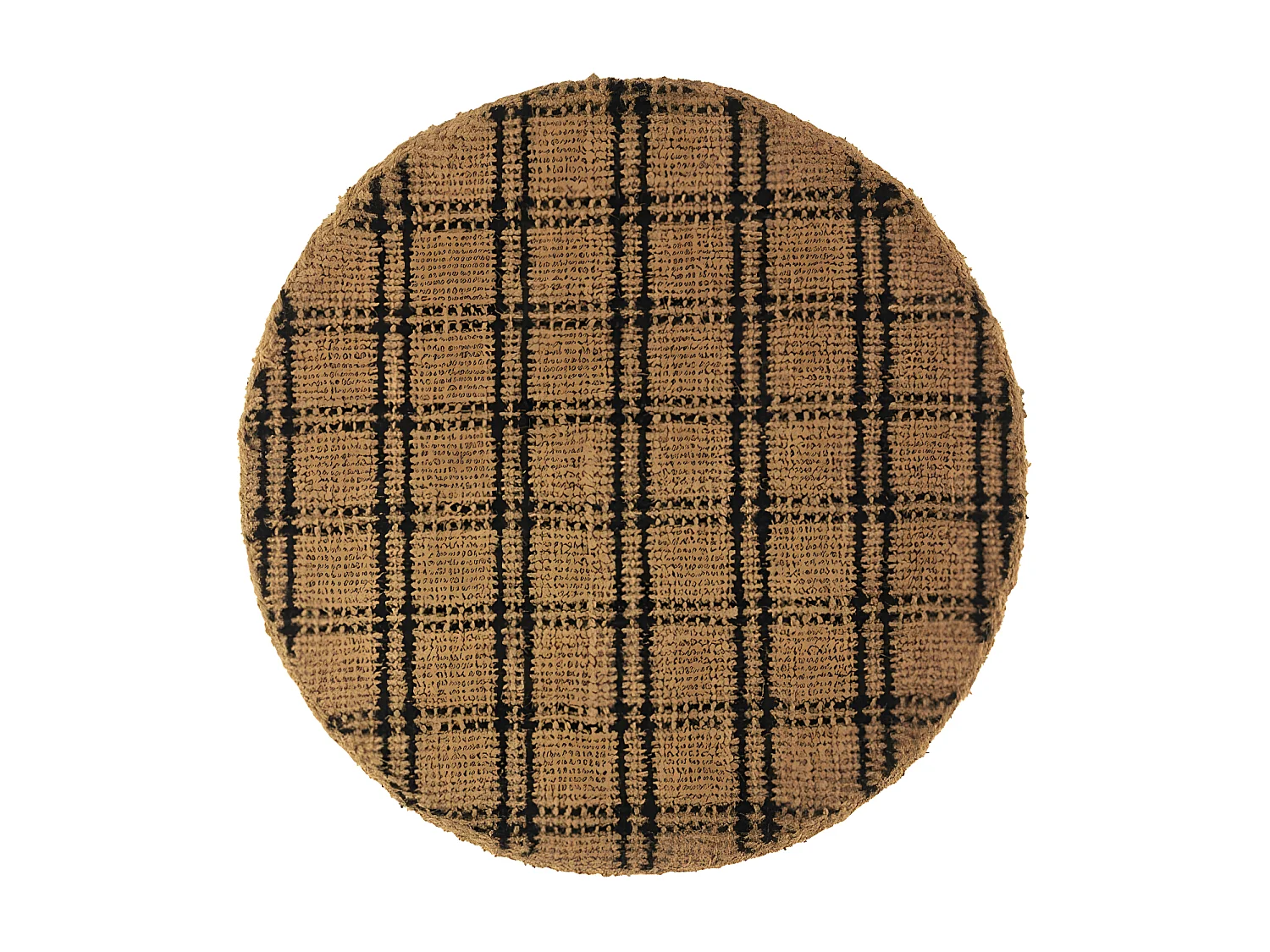 Teppich aus Kokosfaser, 210 cm Durchmesser.