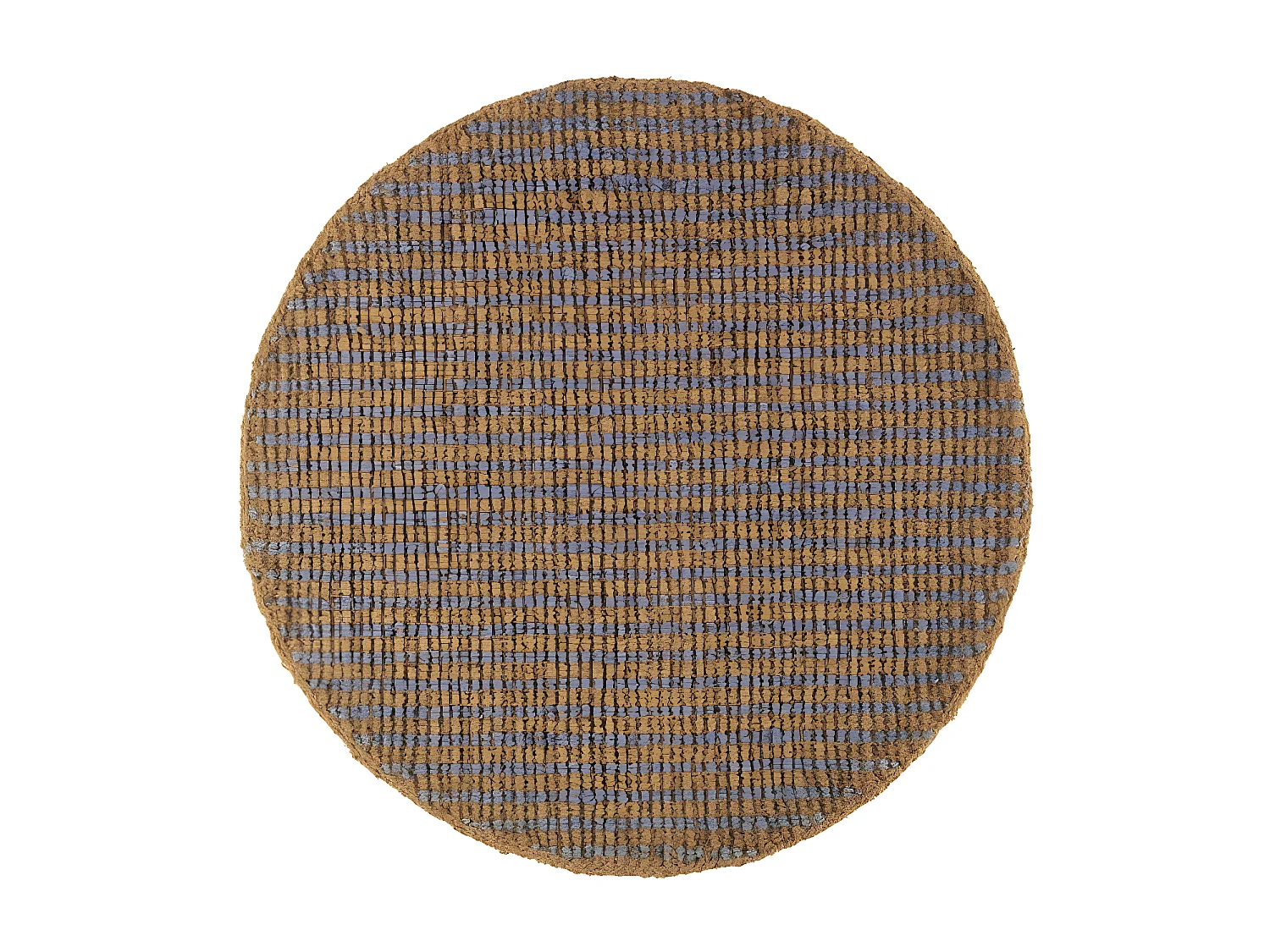 Teppich aus Kokosfaser, 210 cm Durchmesser.