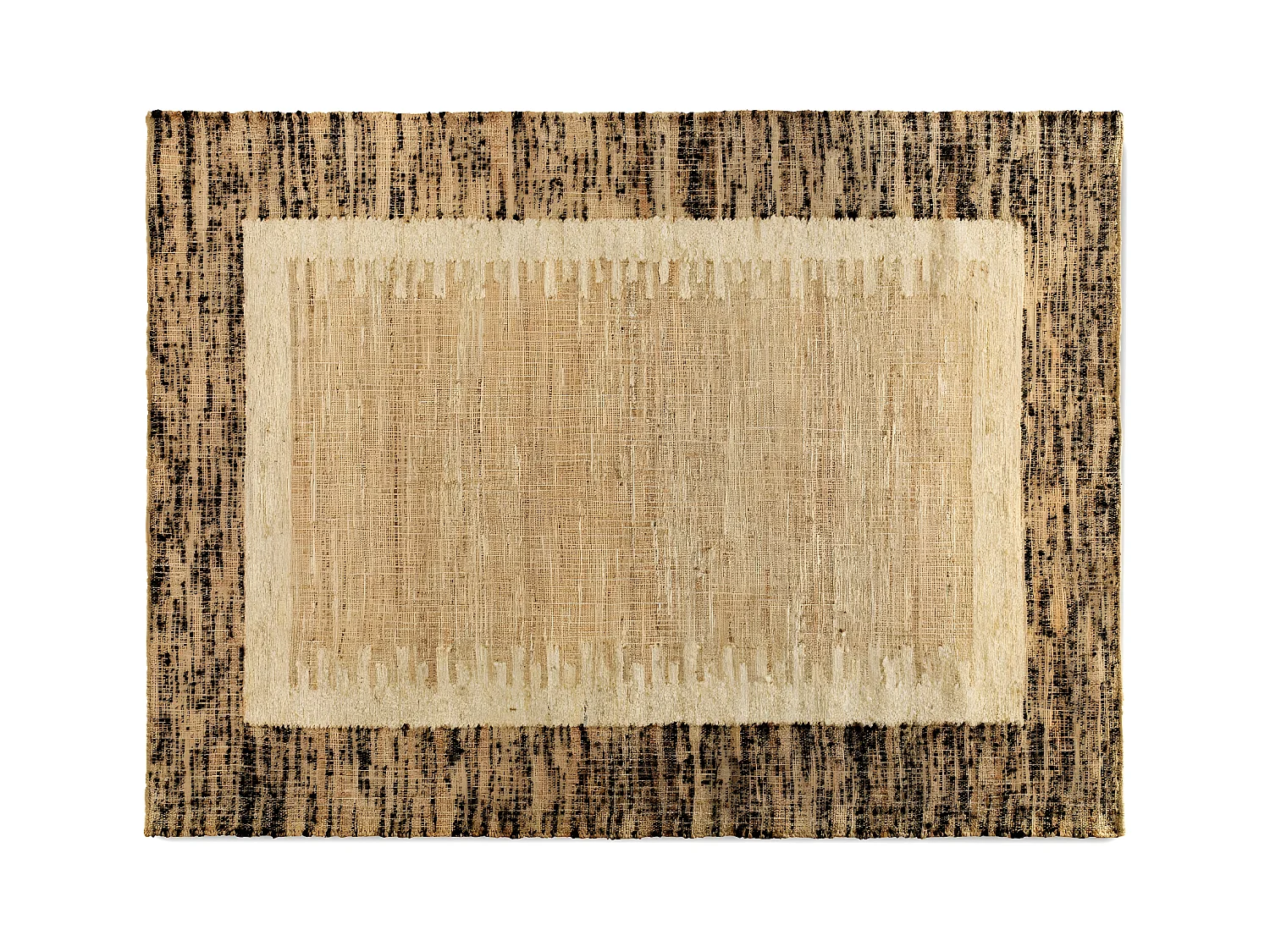 Tapis en jute, laine et coton 180x240 cm
