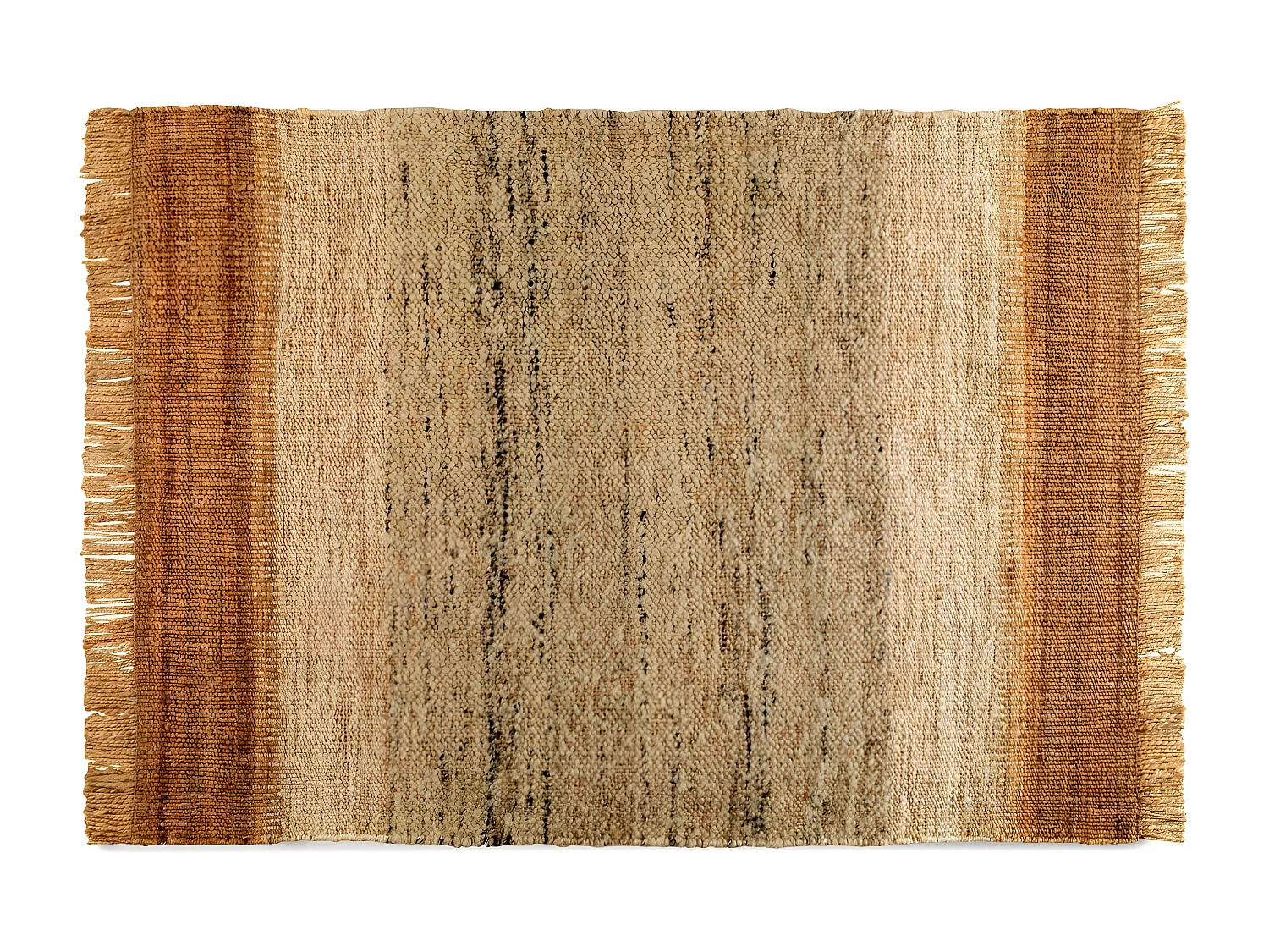 Jute- und Wollteppich 150x210 cm