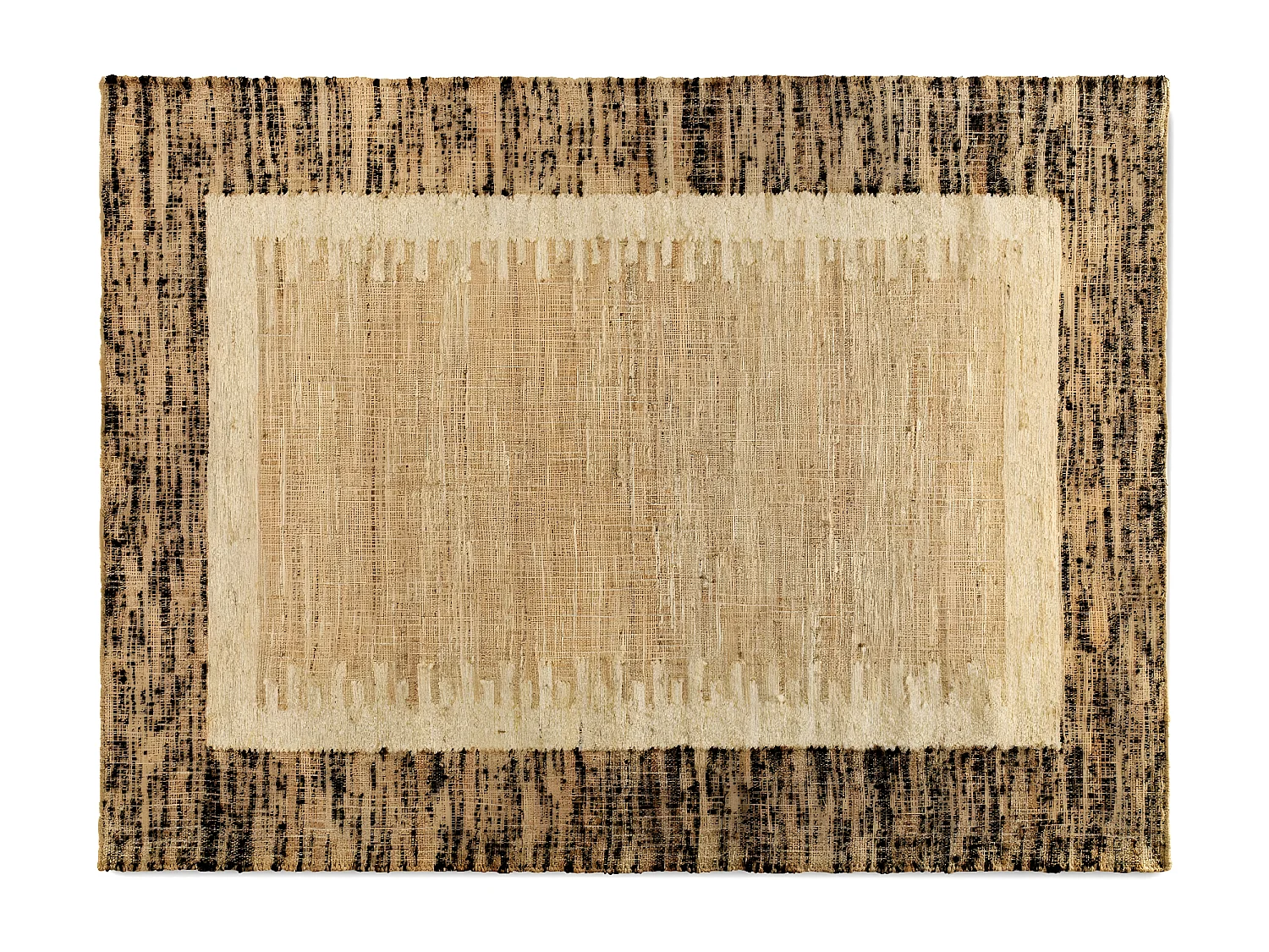 Alfombra yute  lana y algodón 120x180 cm