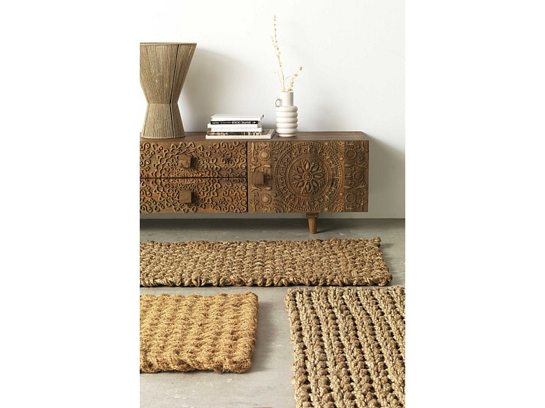 Alfombrilla fibra de coco 60x120 cm