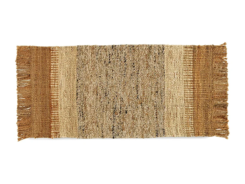 Jute- und Wollmatte 60x120 cm