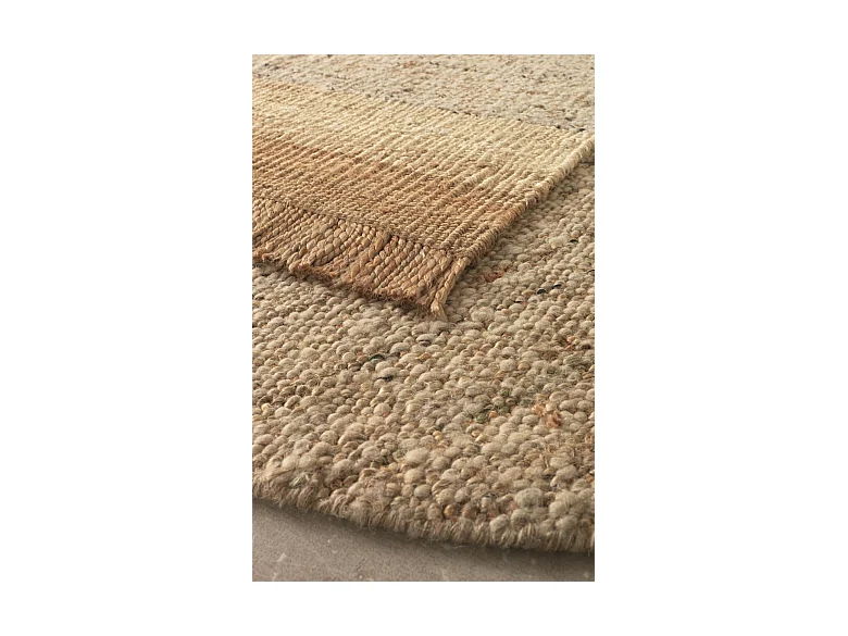 Alfombrilla yute y lana 60x120 cm