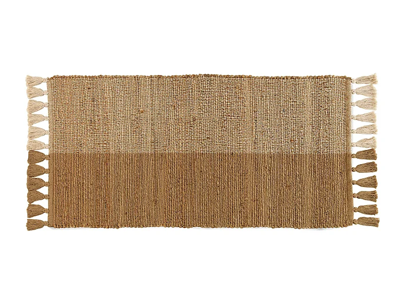 Jute- und Baumwollmatte 60x120 cm
