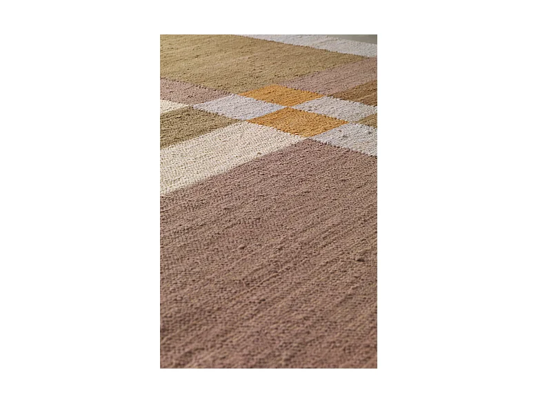 Matte aus Jutewolle und Baumwolle, 60 x 120 cm