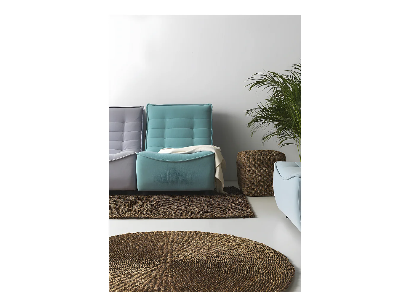 Alfombra algas marinas natural 120x60 cm