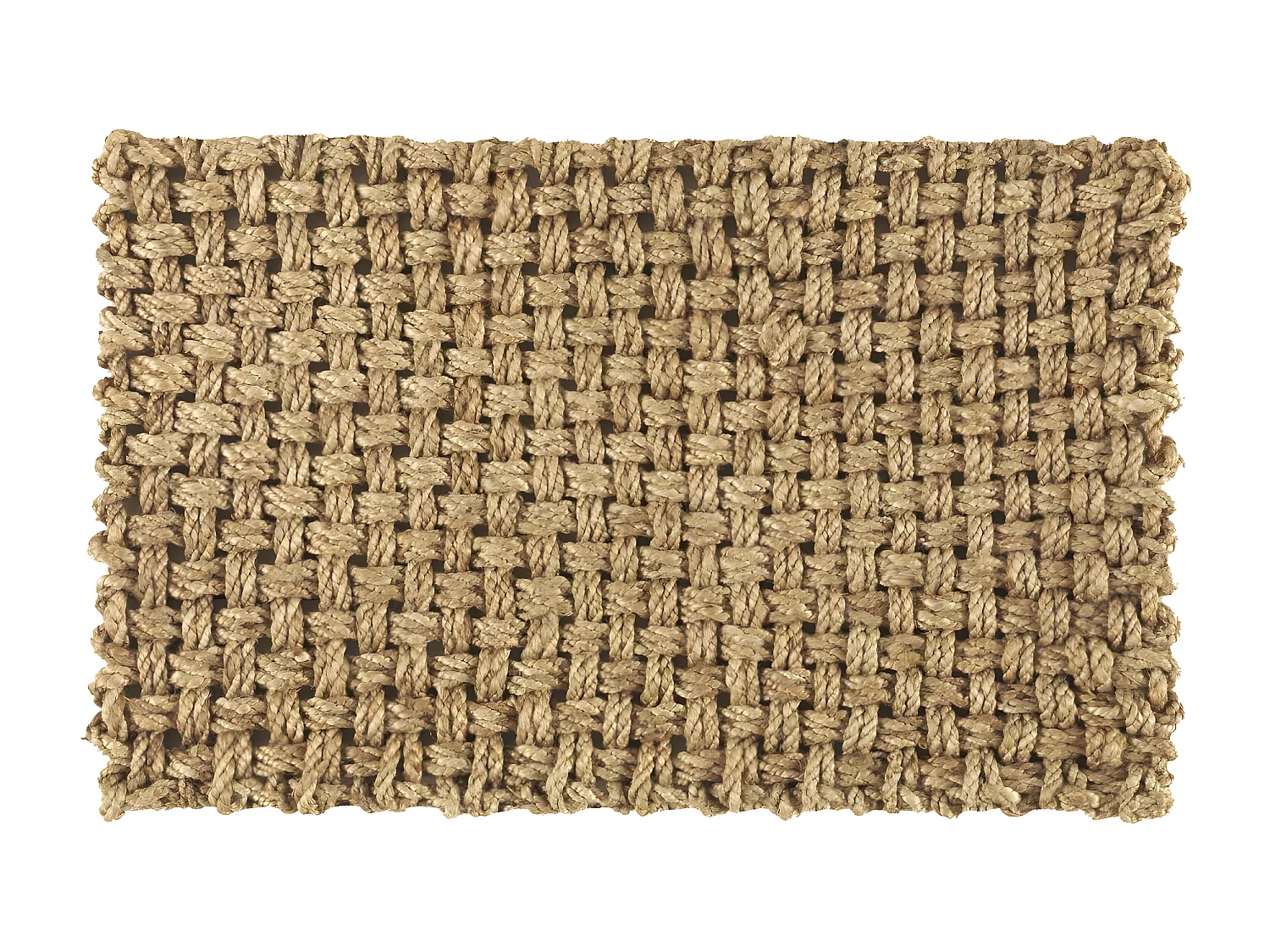 Petit tapis en jute 60 x 120 cm