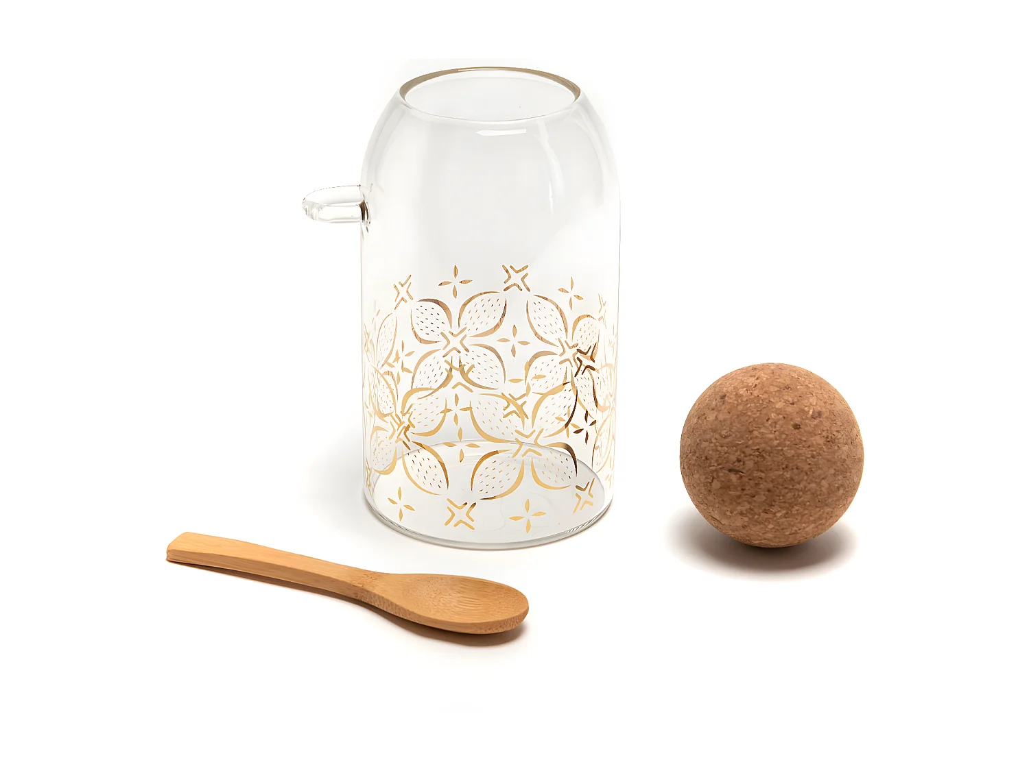 Pot de conservation avec cuillère Alix