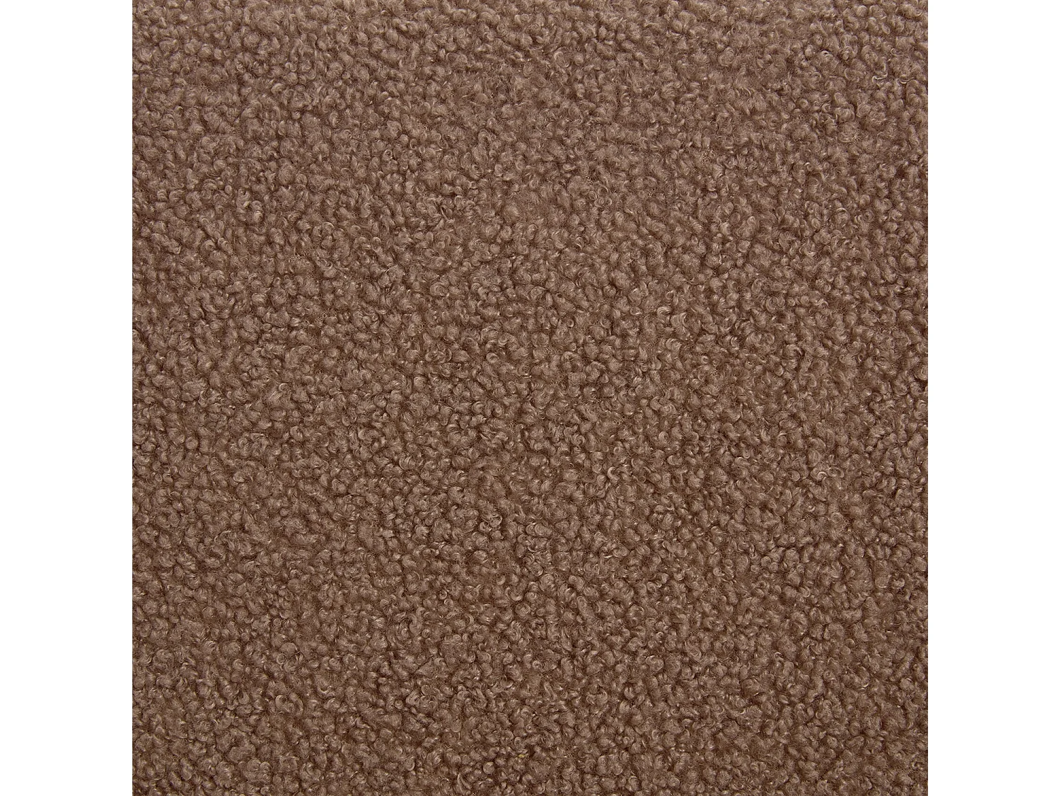 Fauteuil enfant en bois et tissu bouclette taupe. ISAK L 47 x P 43.5 x H 50cm