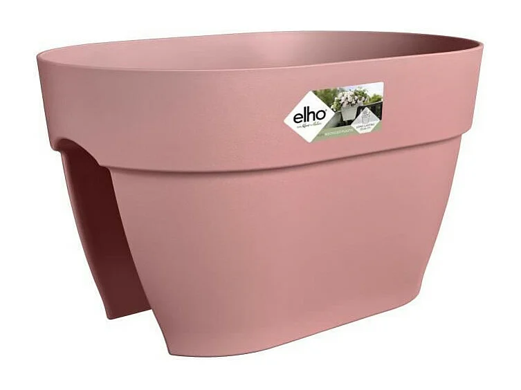 Maceta - Vibia Campana Flower Bridge 40 - Dusty Rose - Balcón exterior - 26 x A 39 x 22 cm