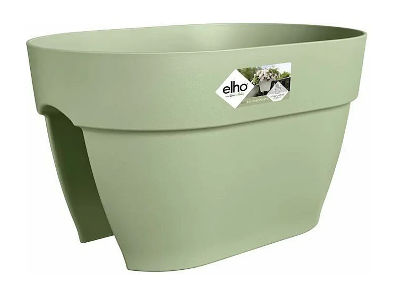 Bloempot Vibia Campana Flower Bridge 40 Pistache Groen Balkon Buiten 26 x 39 x 22 cm