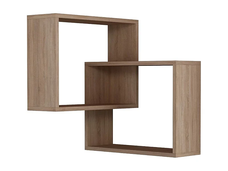 Etagère murale d'angle 2 étagères H68 cm - Ring