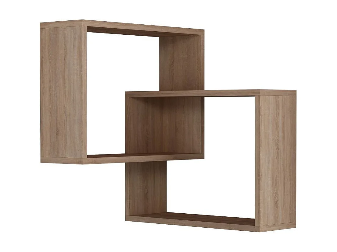 Hoekwandrek met 2 planken H68 cm - Ring