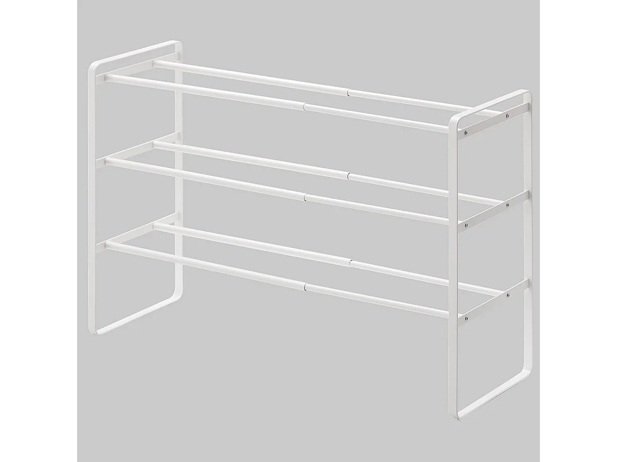 3-poziomowy rozkładany stojak na buty - szer. 41-70 cm