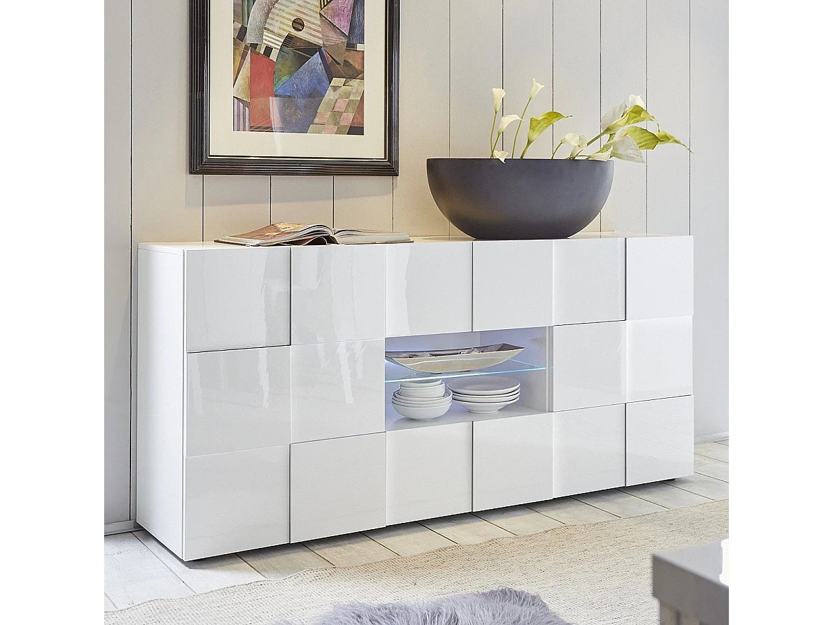 Sideboard mit 2 Türen und 2 Schubladen L181 cm - Dama