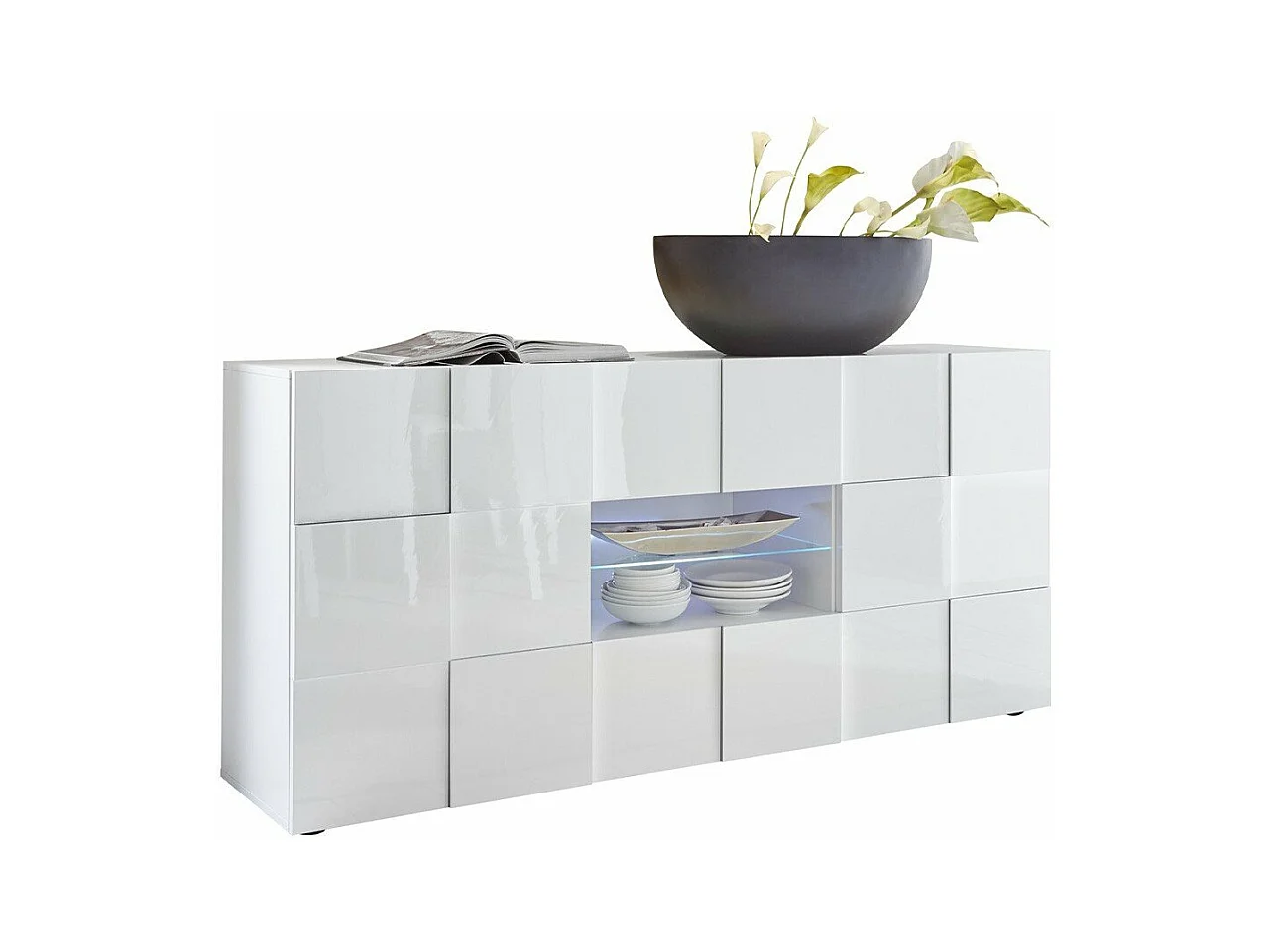 Buffet 2 portes 2 tiroirs L181 cm - Dama