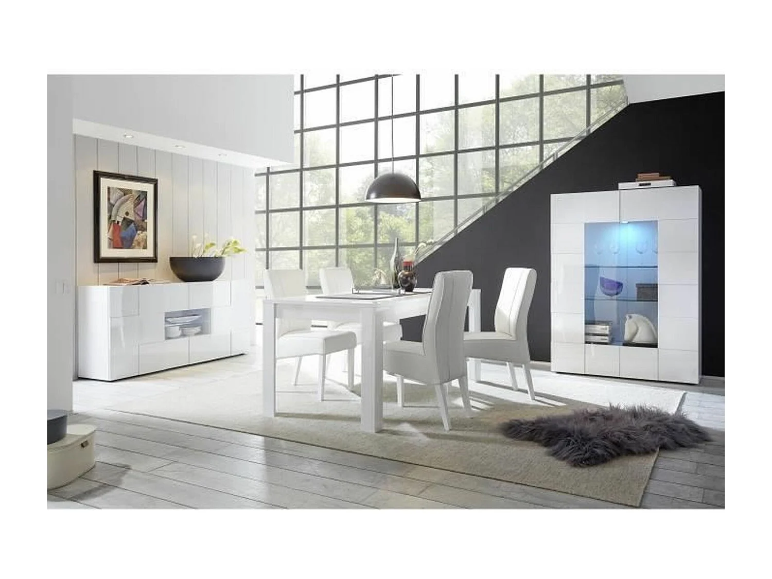 Buffet 2 portes 2 tiroirs L181 cm - Dama