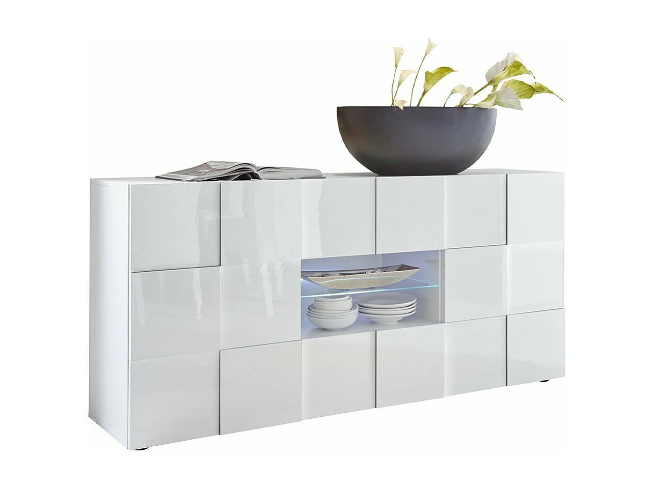 Buffet 2 portes 2 tiroirs L181 cm - Dama