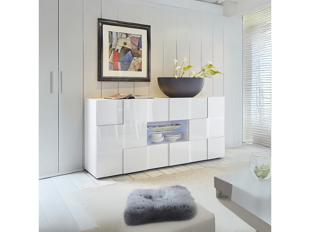 Buffet 2 portes 2 tiroirs L181 cm - Dama