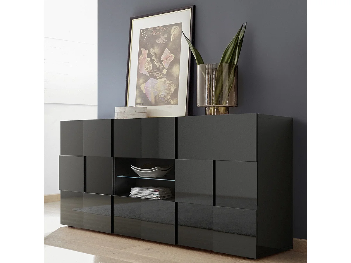 Buffet 2 deuren 2 laden L181 cm - Dama