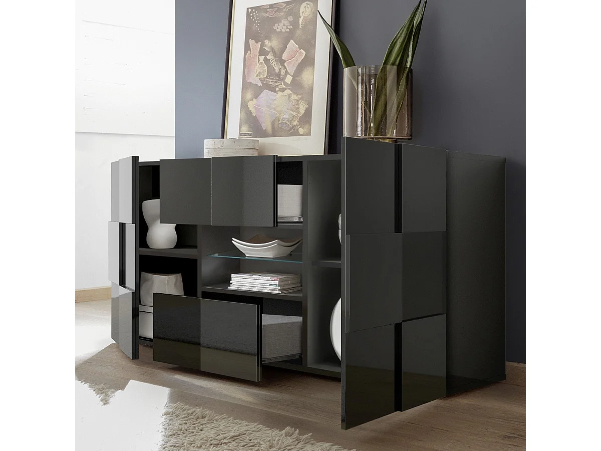 Buffet 2 deuren 2 laden L181 cm - Dama