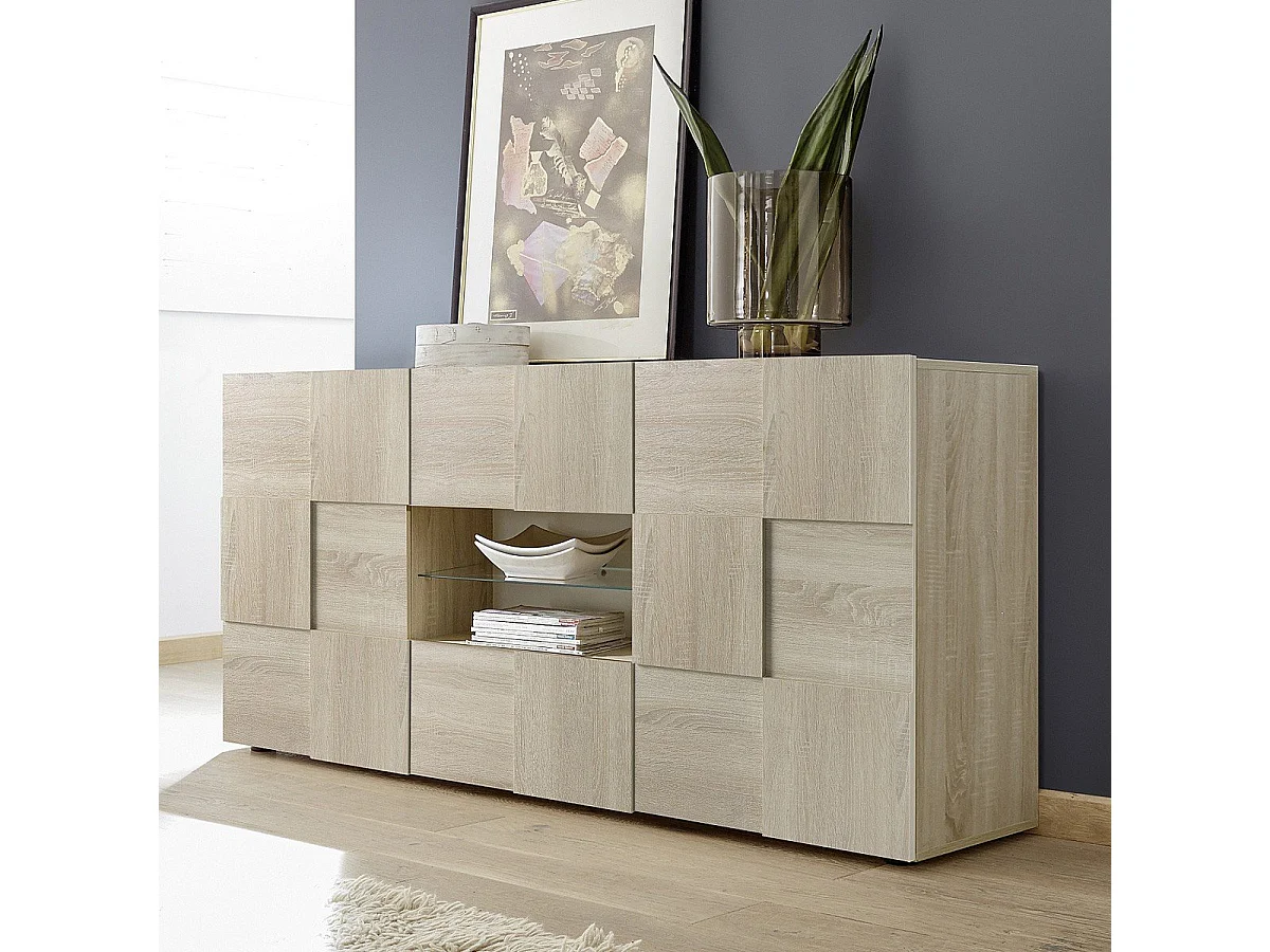 Sideboard mit 2 Türen und 2 Schubladen L181 cm - Dama