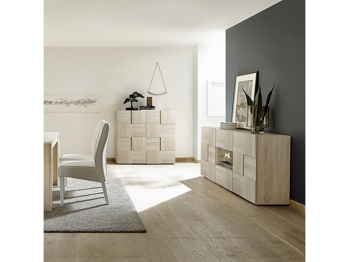 Sideboard mit 2 Türen und 2 Schubladen L181 cm - Dama