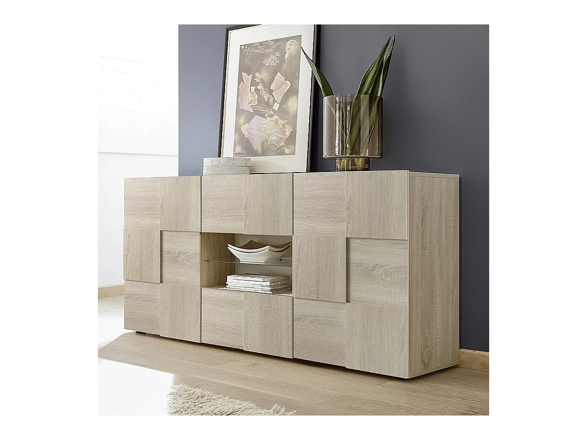 Buffet 2 portes 2 tiroirs L181 cm - Dama