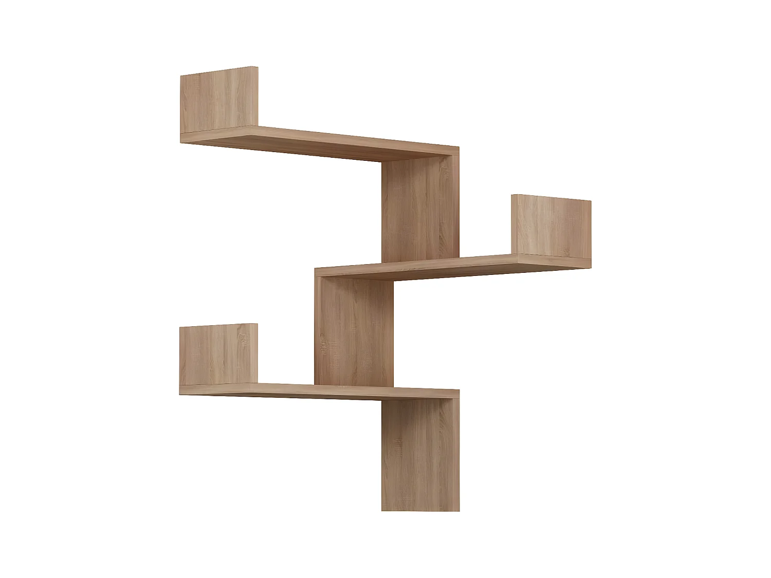 Hoekwandrek met 3 planken H90 cm - Luska