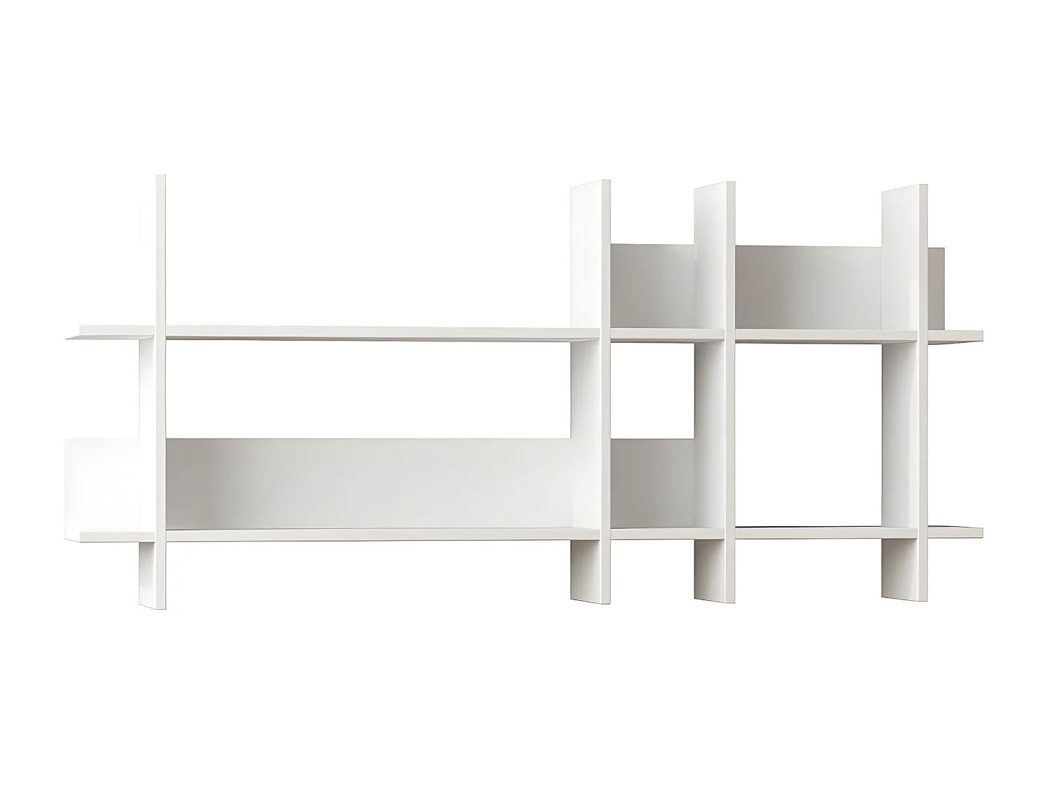 Estantería de pared color blanco L150 cm - Beads