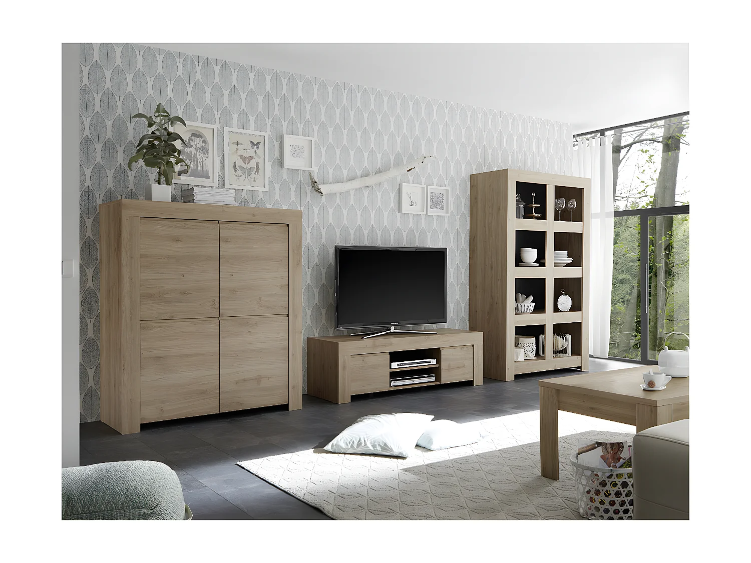 Buffet Alto 4 puertas H140 cm - Firenze