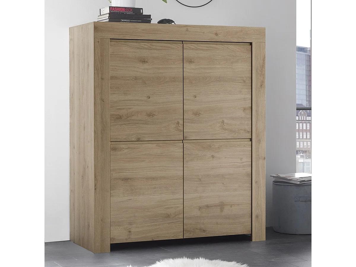 Szafka wysoka z 4 drzwiami H140 cm - Firenze