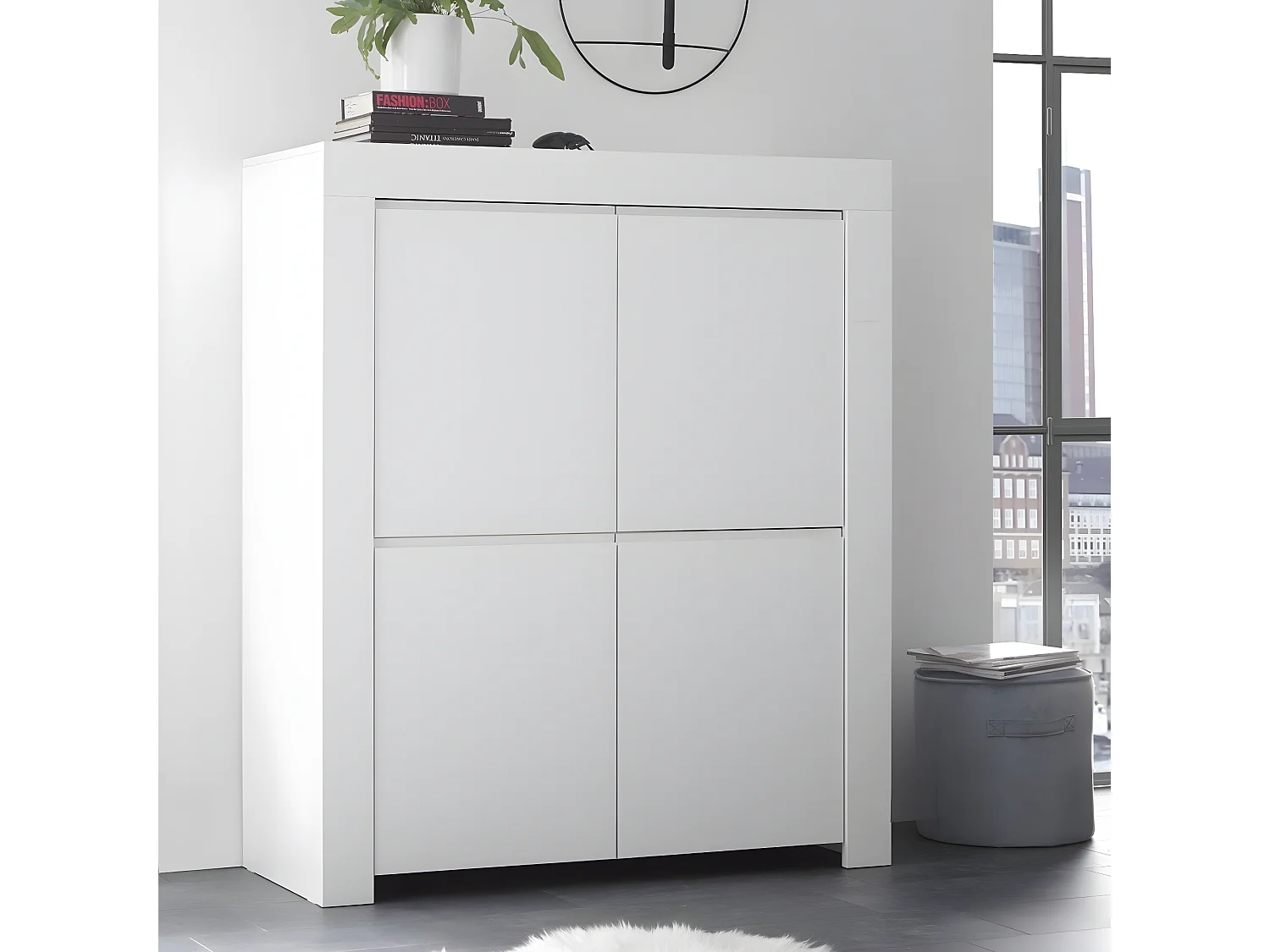 Buffet Hoog 4 deuren H140 cm - Firenze