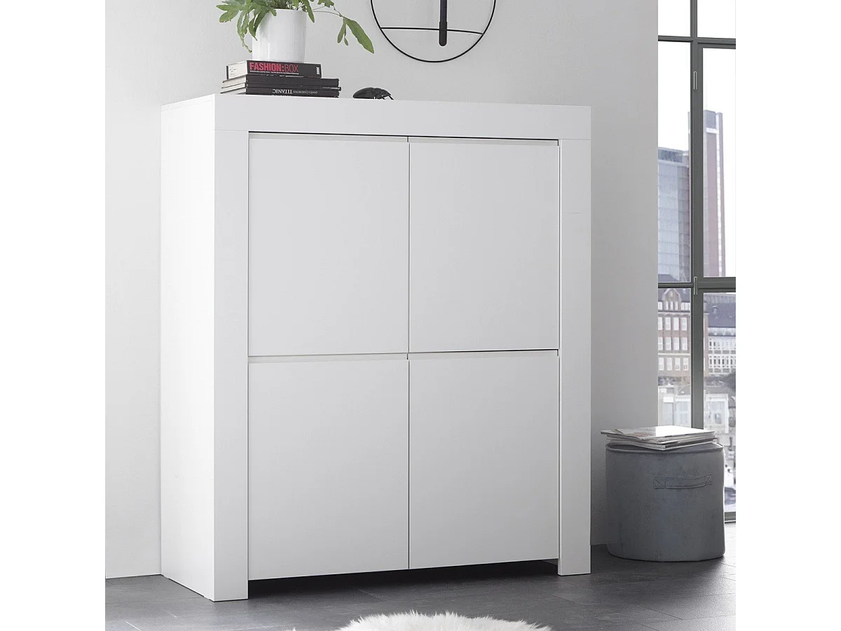 Szafka wysoka z 4 drzwiami H140 cm - Firenze