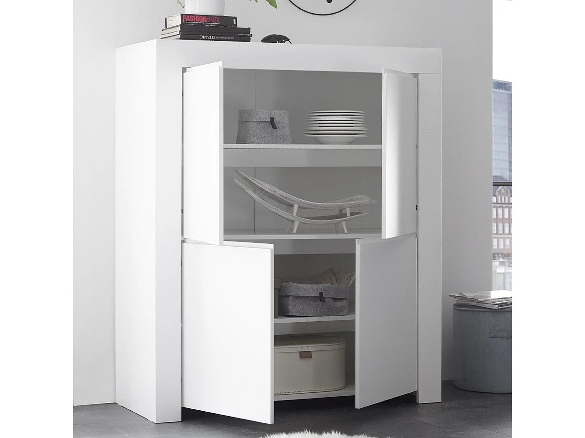 Szafka wysoka z 4 drzwiami H140 cm - Firenze