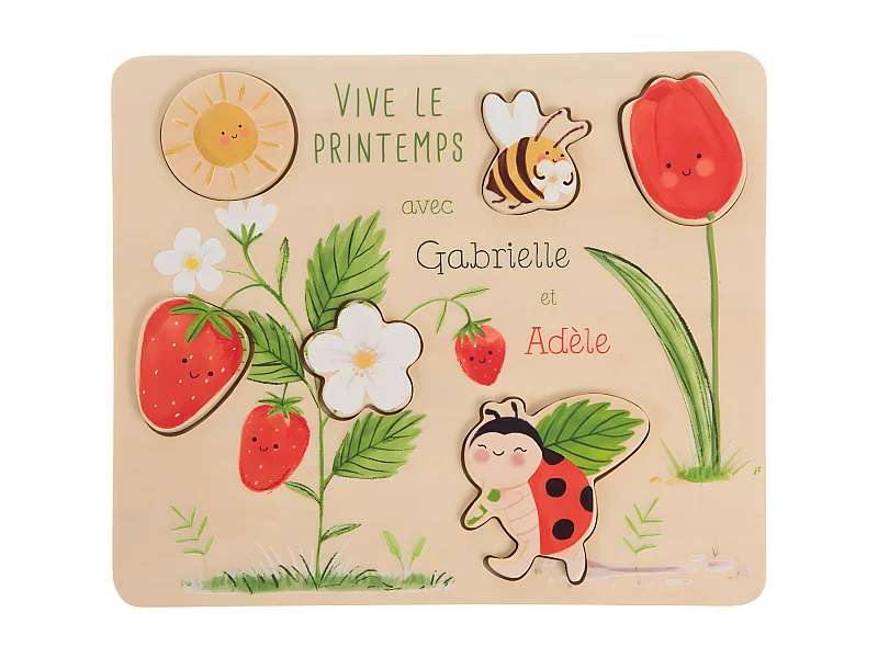Puzzle Adèle la Coccinelle