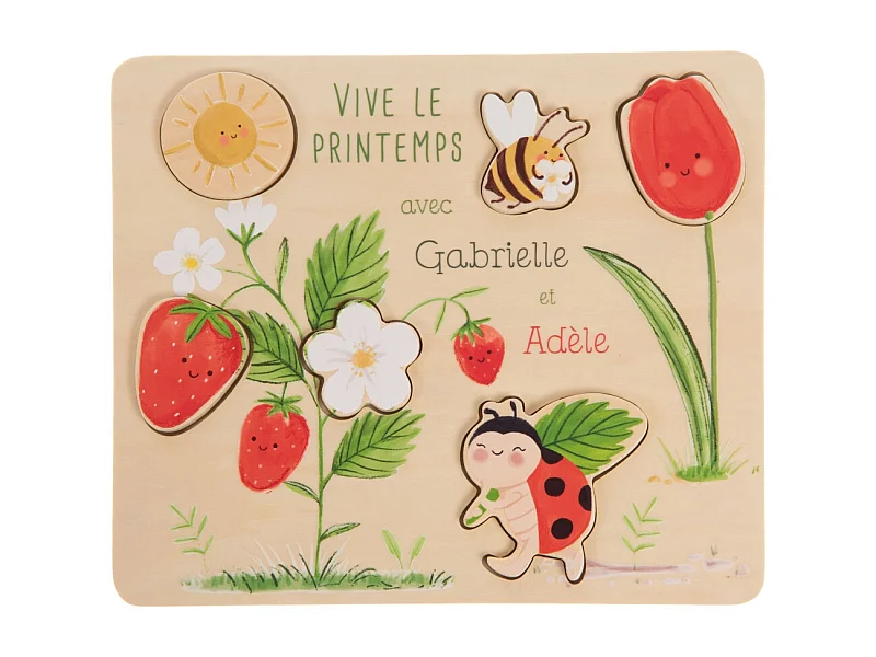 Puzzle Adèle la Coccinelle