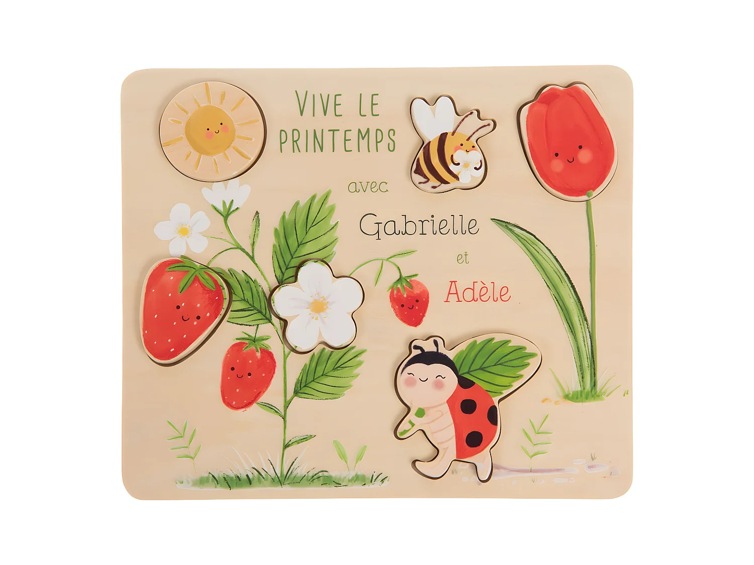 Puzzle Adèle la Coccinelle
