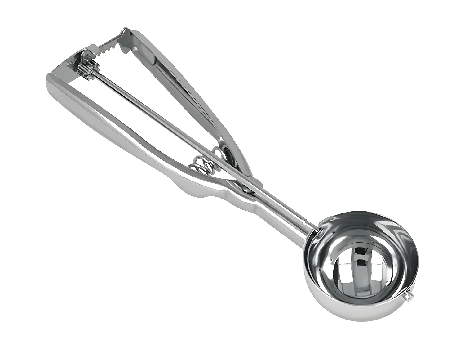 Portionneuse à glace chrome brillant