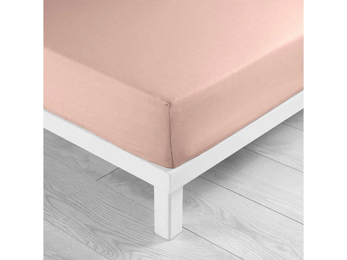 Drap Housse "Lina" 180x200cm Rose