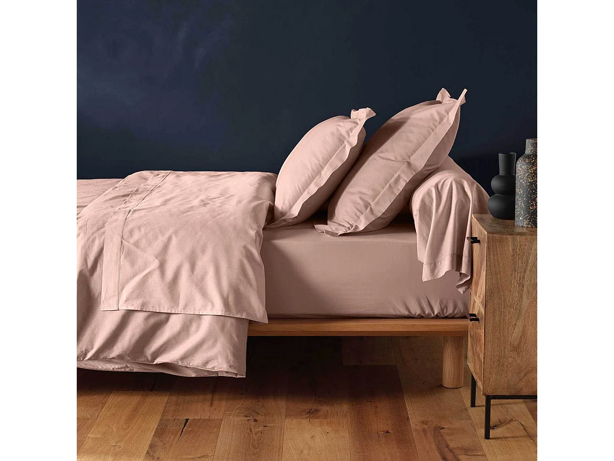 Drap Housse "Lina" 180x200cm Rose