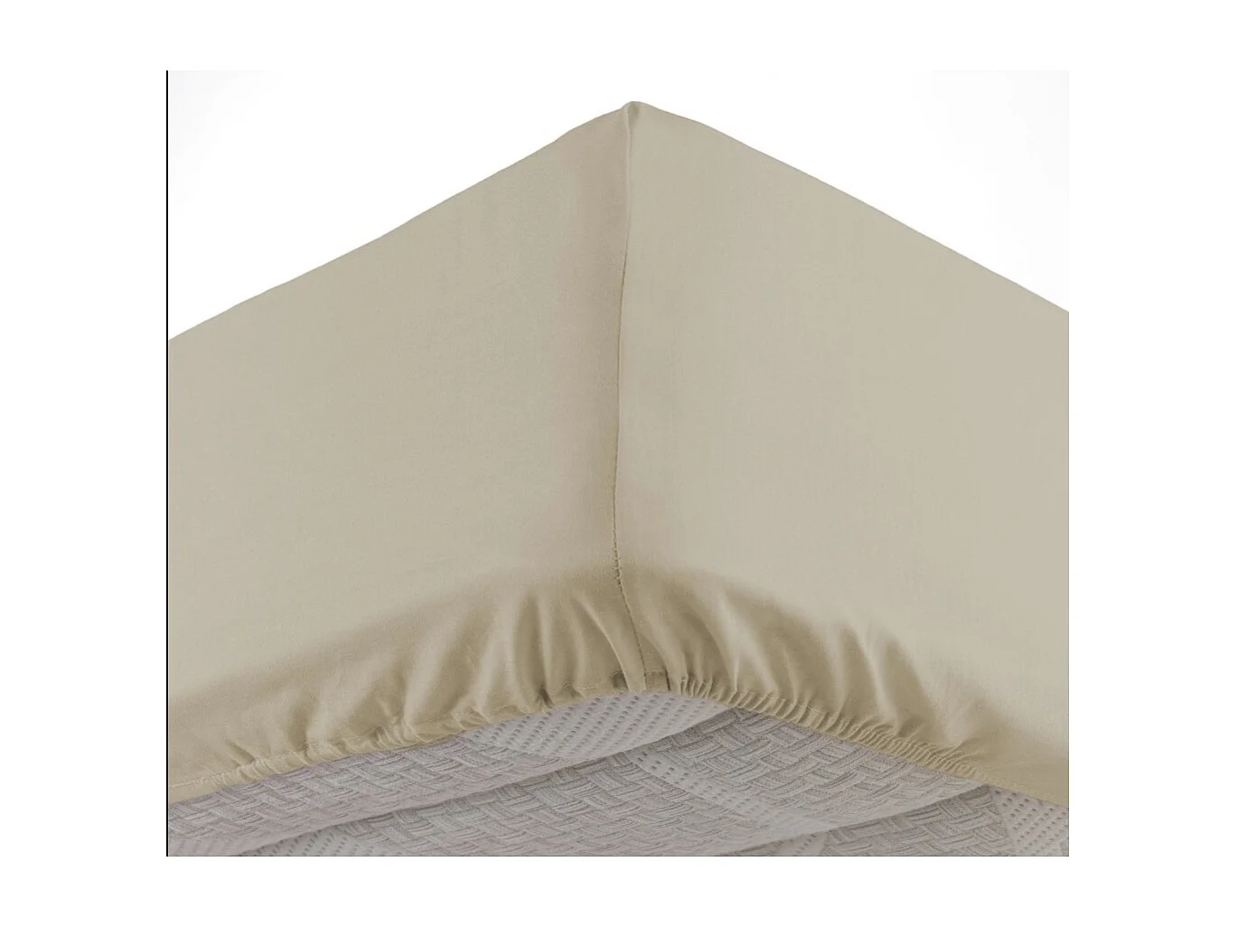 Drap Housse "Lina" 140x190cm Sable