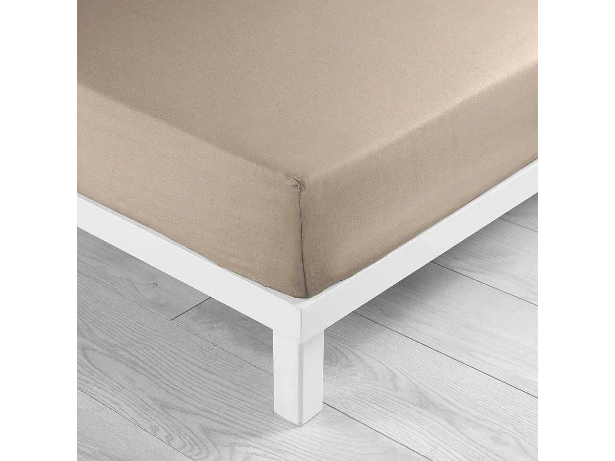 Drap Housse "Lina" 140x190cm Sable
