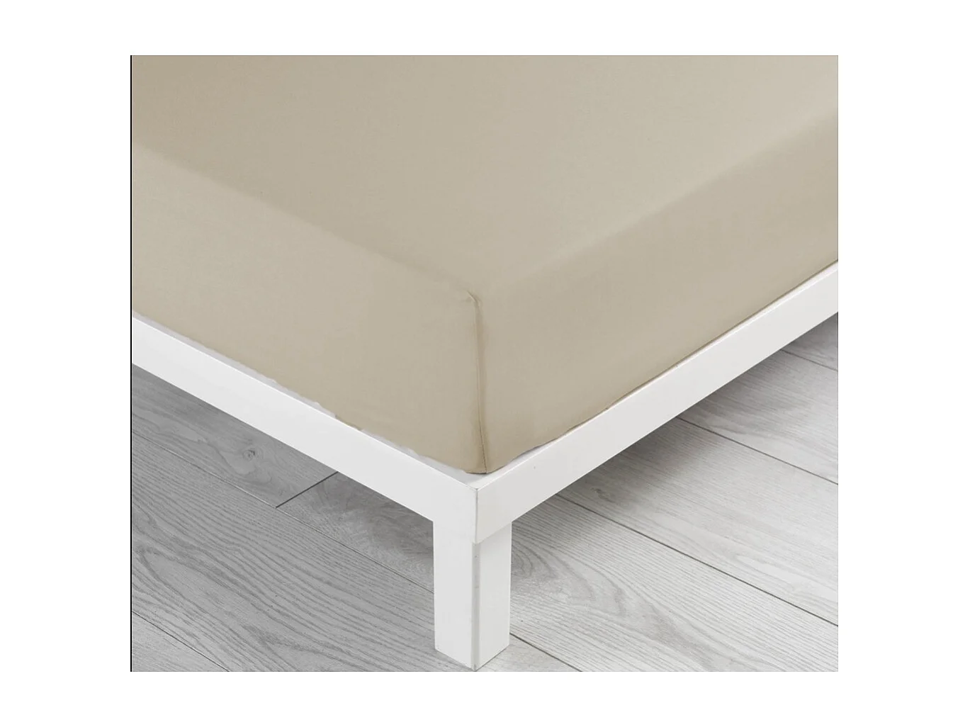 Drap Housse "Lina" 90x190cm Sable