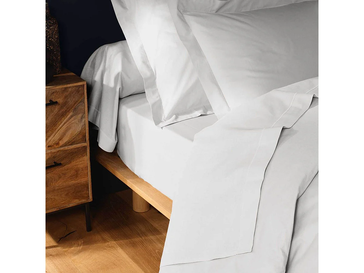 Drap Housse "Lina" 160x200cm White
